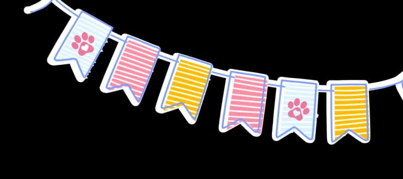 Left Deco Flag